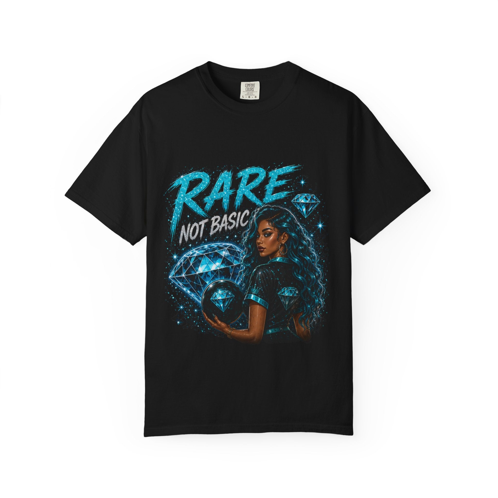 Rare Not Basic T-Shirt — Women's Diamond Graphic Tee