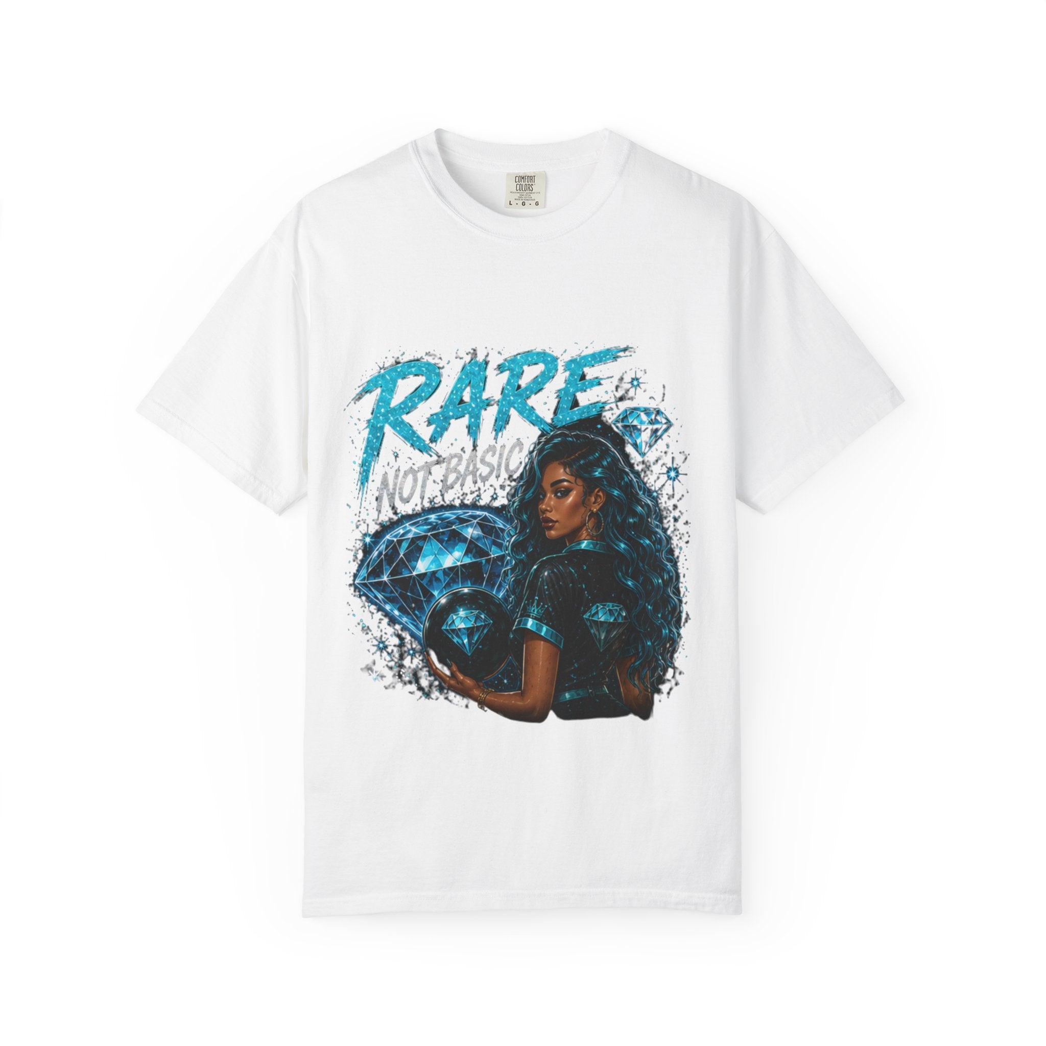 Rare Not Basic T-Shirt — Women's Diamond Graphic Tee