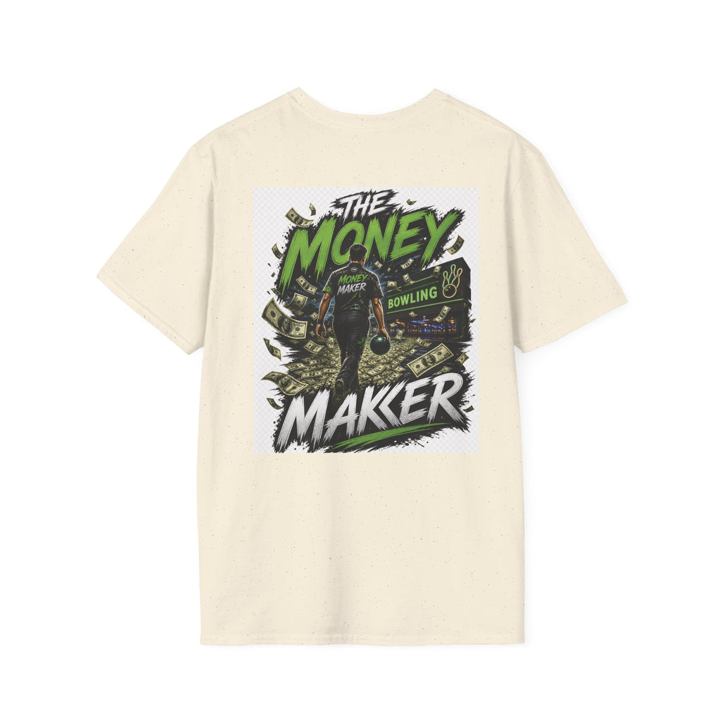 The Money Makers T-Shirt — Graphic Money & Bowling Crew Tee