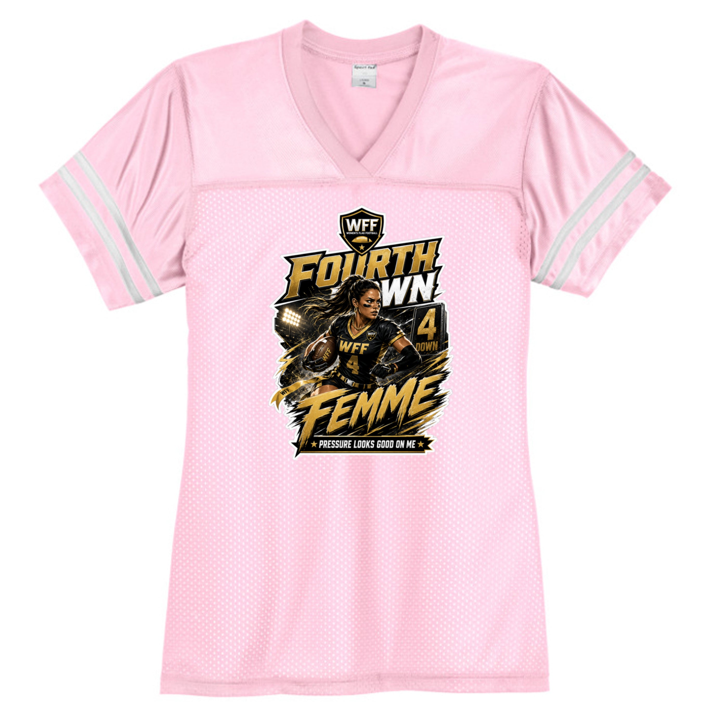 Lt Pink/White - LST307 - FRONT
